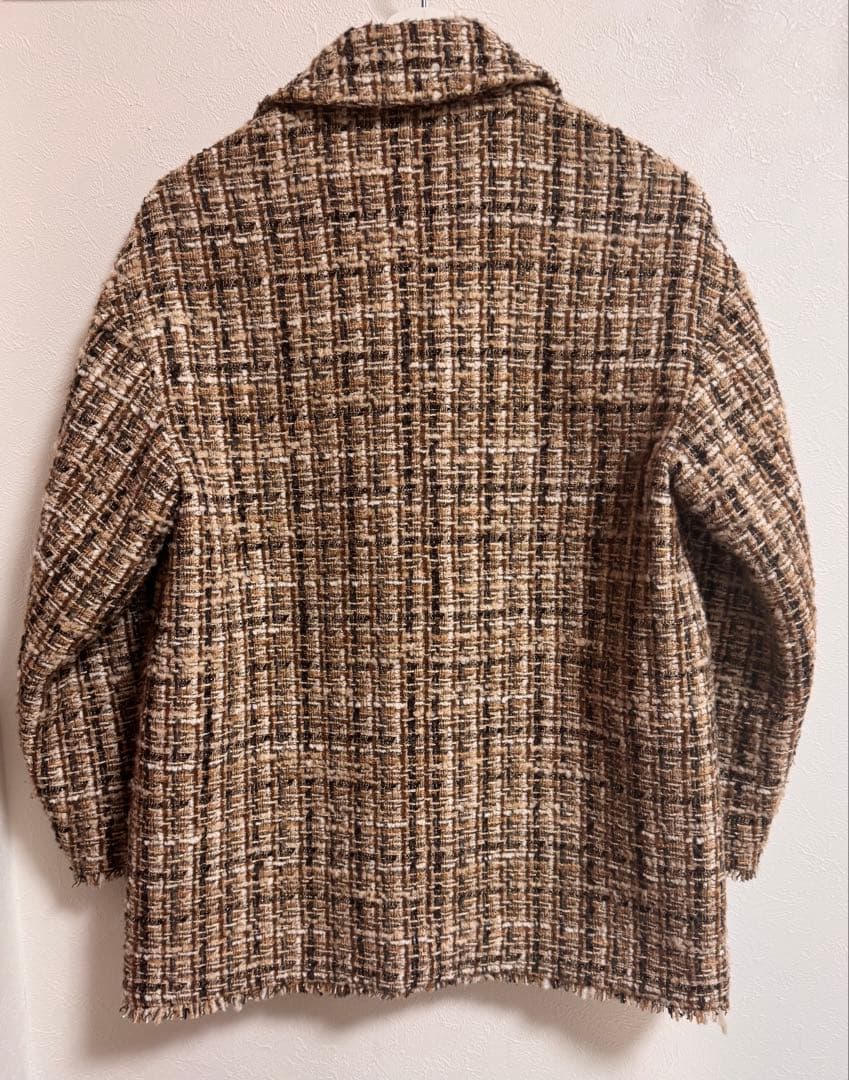 お値下げしました！【トゥモローランド】Ballsey ブラウンツイードジャケット
