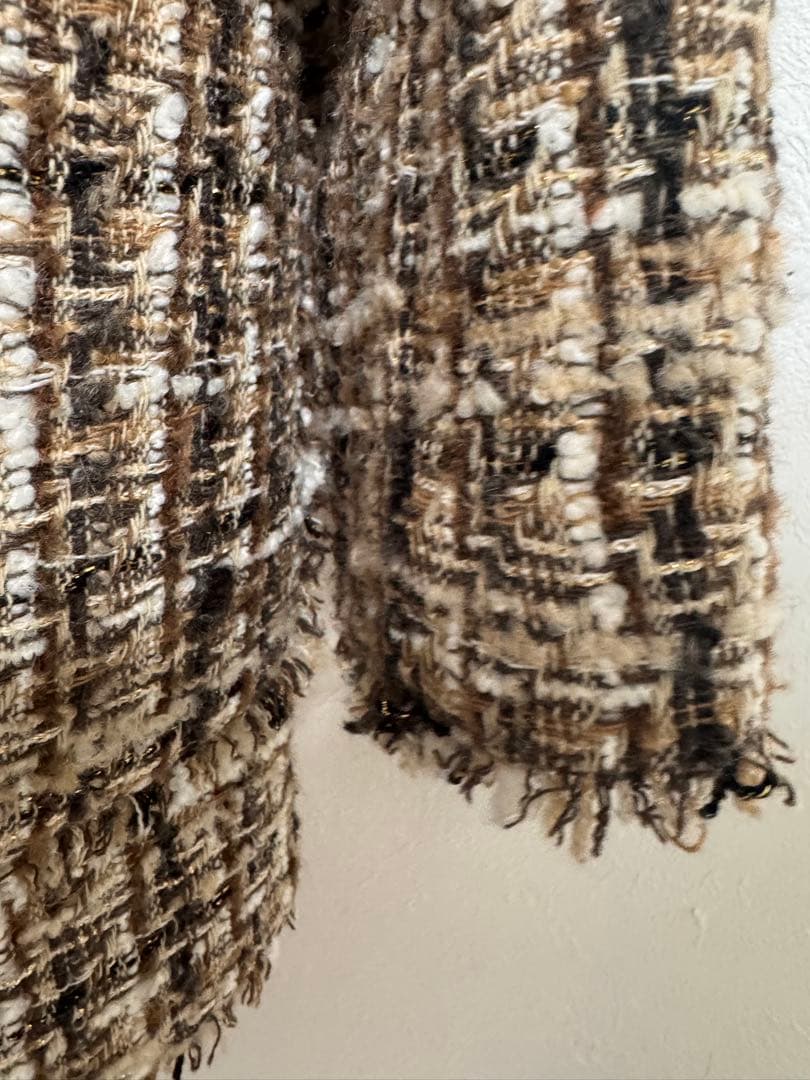 お値下げしました！【トゥモローランド】Ballsey ブラウンツイードジャケット