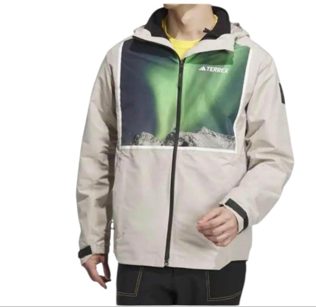 【adidas】TERREX ジオグラフィック RAIN.ジャケット 2XL