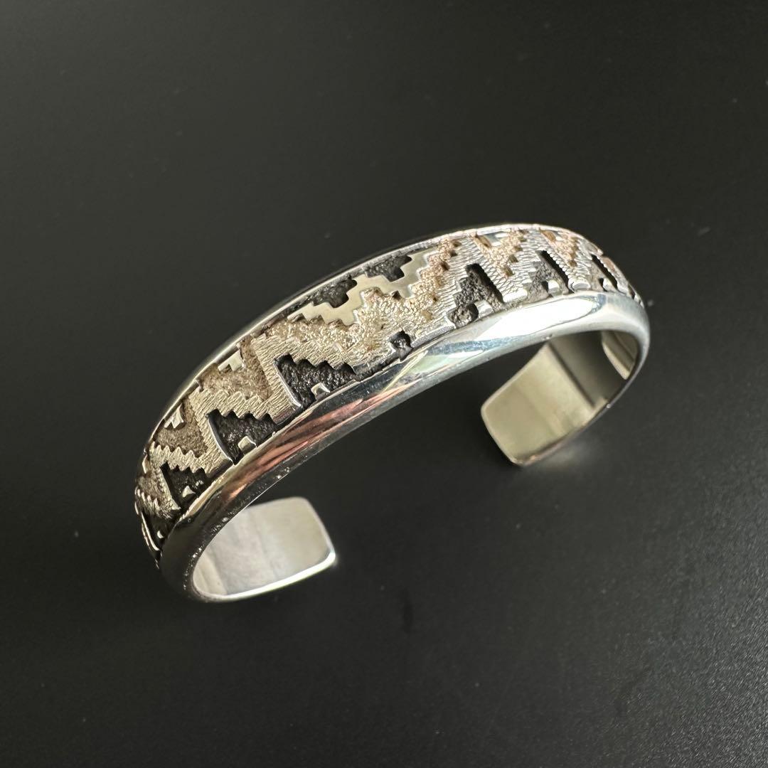 Navajo Dan Jackson オーバーレイバングル 20mm幅