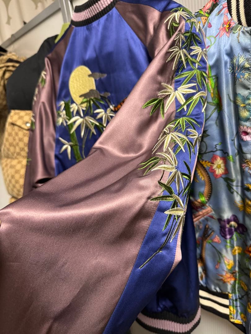 y*u様 超美品 GUCCI DIY リバーシブルスカジャン 虎と竹刺繍サイズ5
