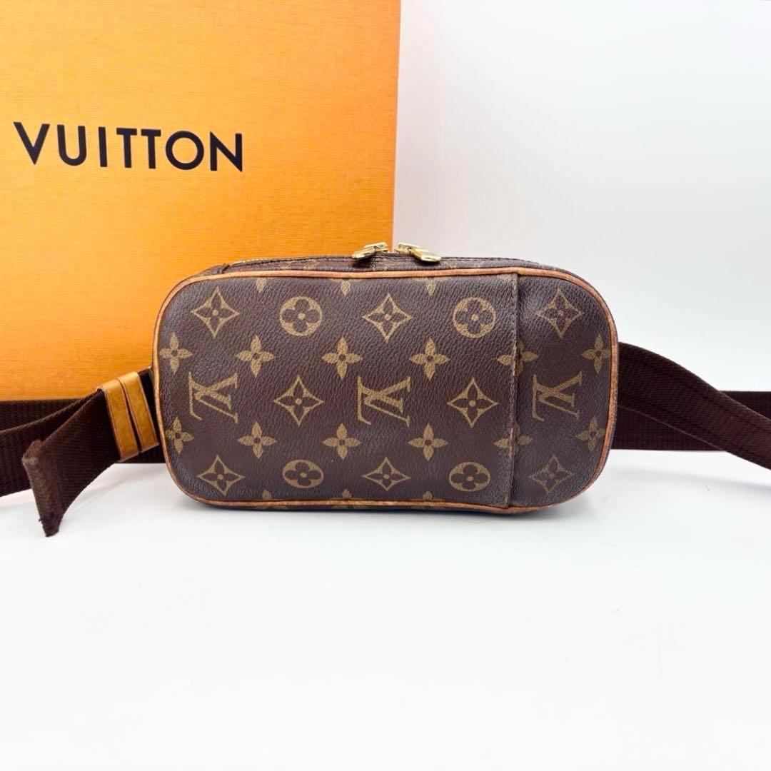 ルイヴィトン M51870 ポシェット ガンジュ ボディバッグ ウエストバッグ