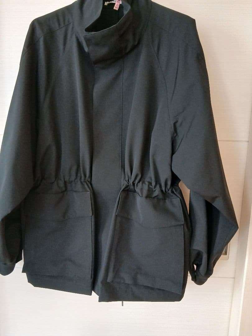 AURALEE 25S WOOL Maxcanvas 黒ハイネックブルゾン