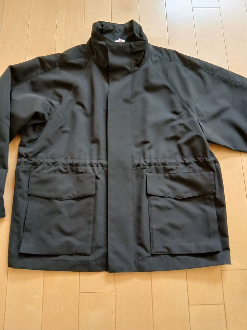 AURALEE 25S WOOL Maxcanvas 黒ハイネックブルゾン