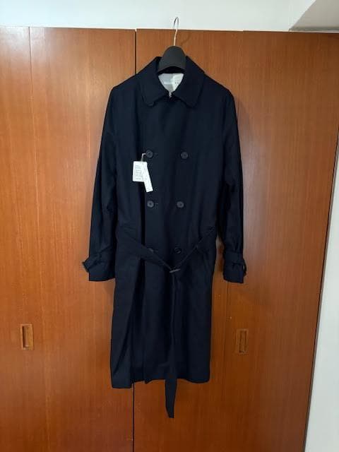 未使用 n100 ウール トレンチコート 定価5万8000円+tax