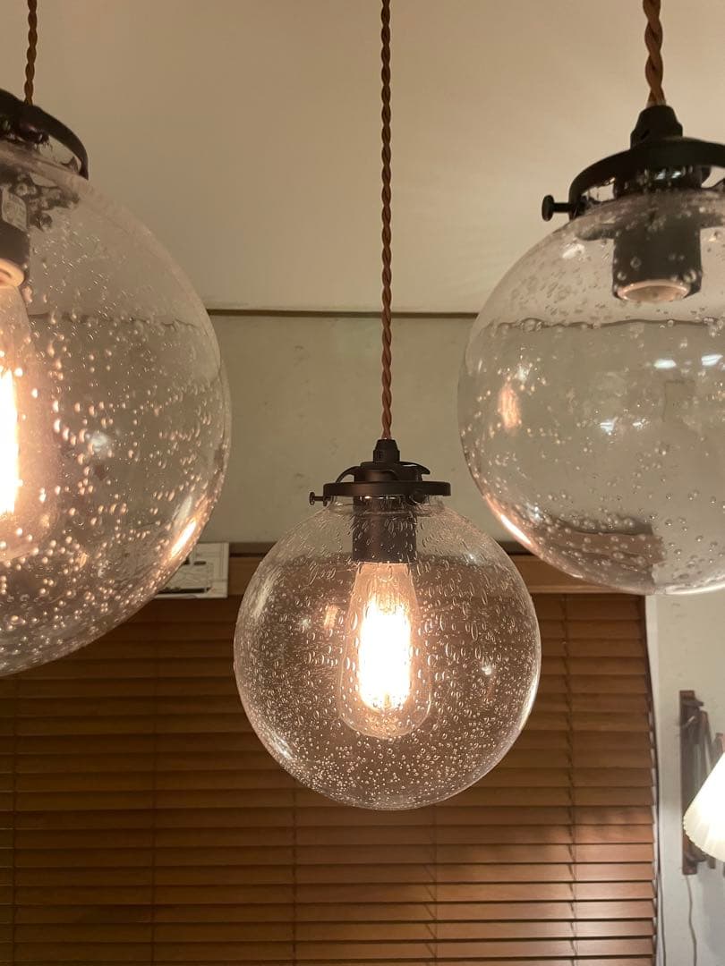 Orelia c オレリアc ペンダントライト 4灯 クリアガラス