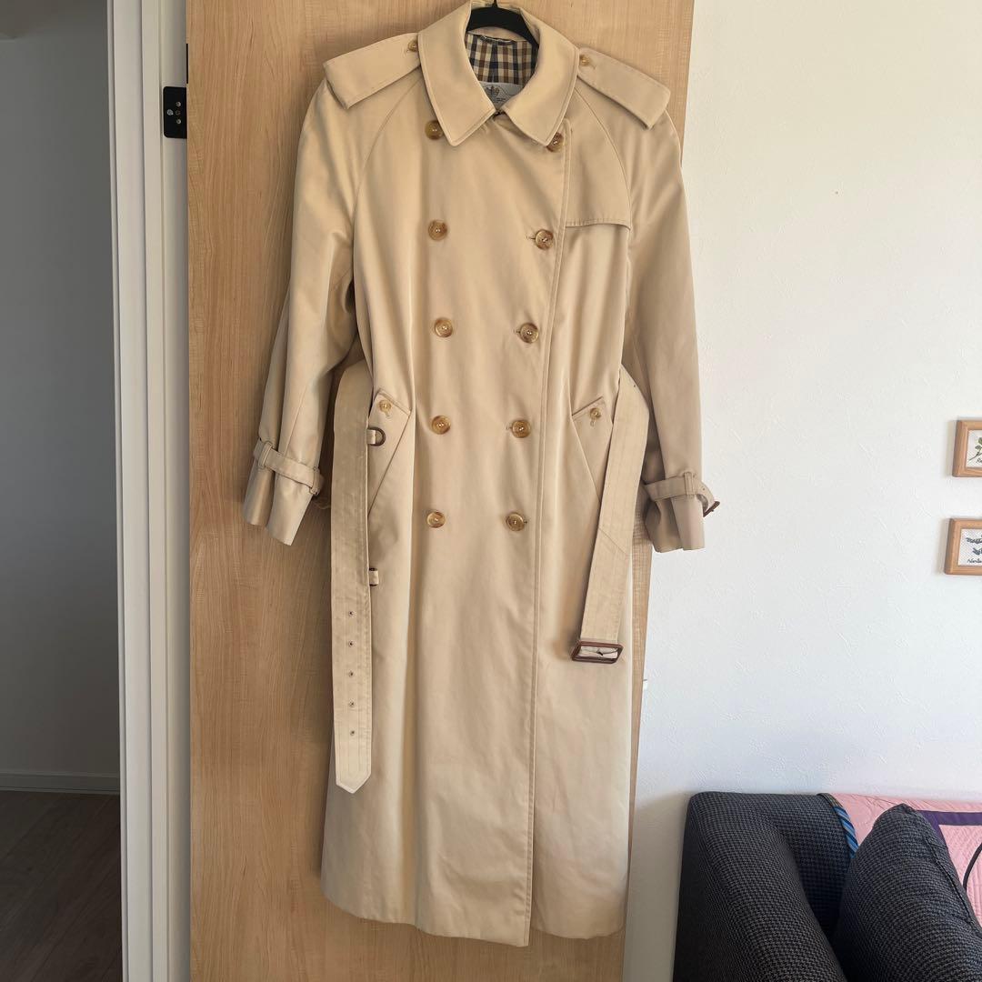 アクアスキュータム トレンチコート アクア5 クラブチェック