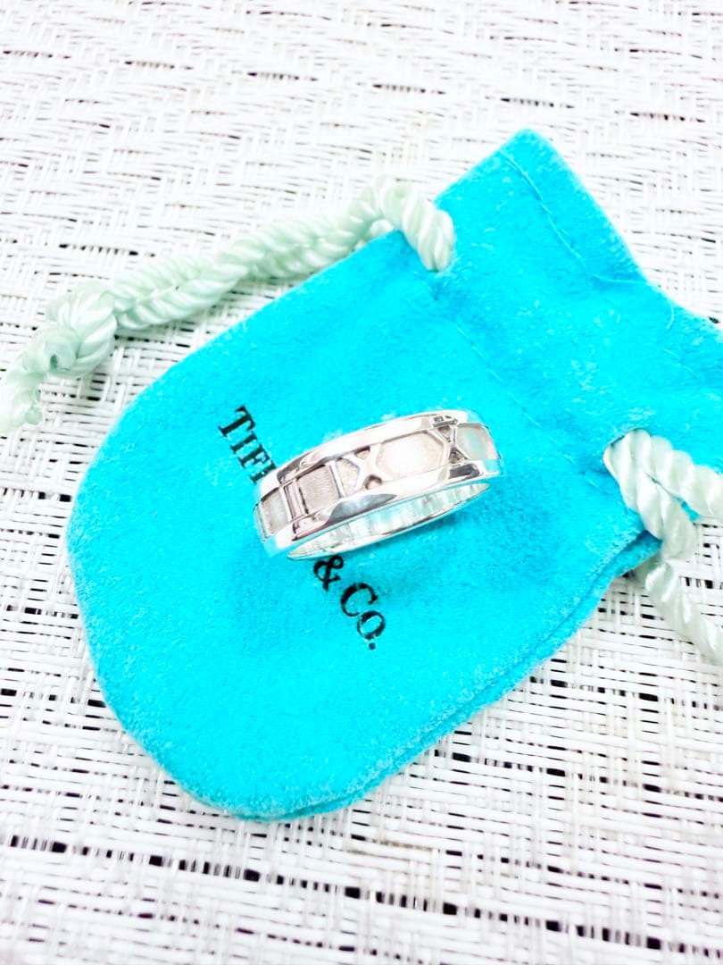 ティファニー　アトラス　指輪　リング　16号　研磨仕上げ済み美品 925