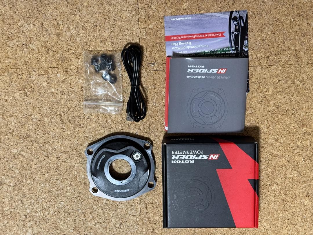 【中古】ROTOR INSPIDER パワーメーター 110BCD×4