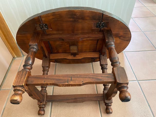 ビンテージ　ドロップリーフ　テーブル　コーヒーテーブル　ゲートレッグテーブル