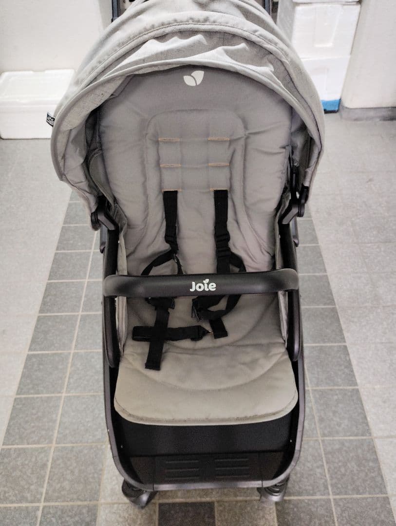 【美品】Joie エヴァライトデュオ グレー 2人乗りベビーカー