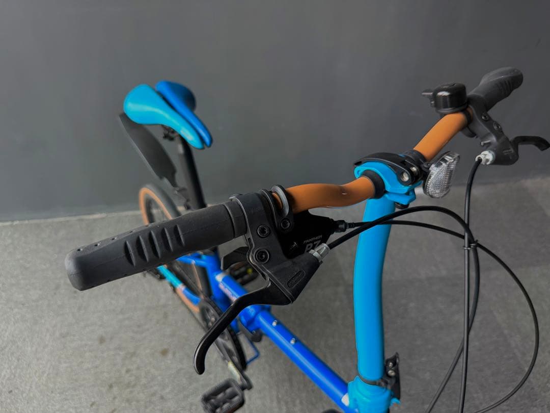 PANTHER 折りたたみ自転車 20インチ Shimano7段変速 ブルー系