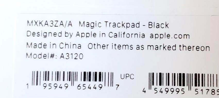 使用1回｜最新｜USB-C｜ブラック｜Magic Trackpad｜Apple
