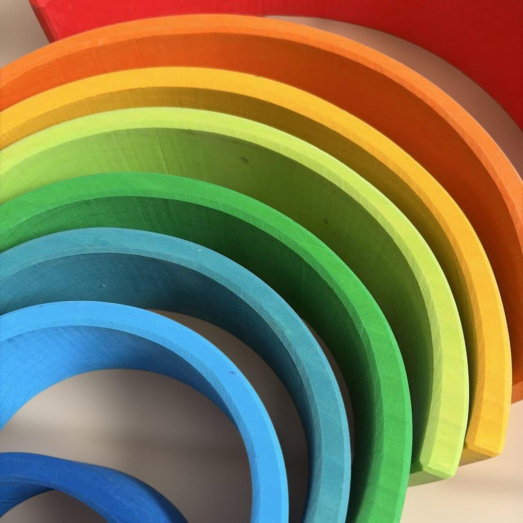 グリムス社　アーチレインボー　木製アーチ型 積み木　大サイズ