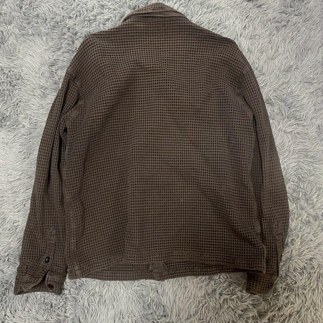 brain dead ワッフルボタンシャツ