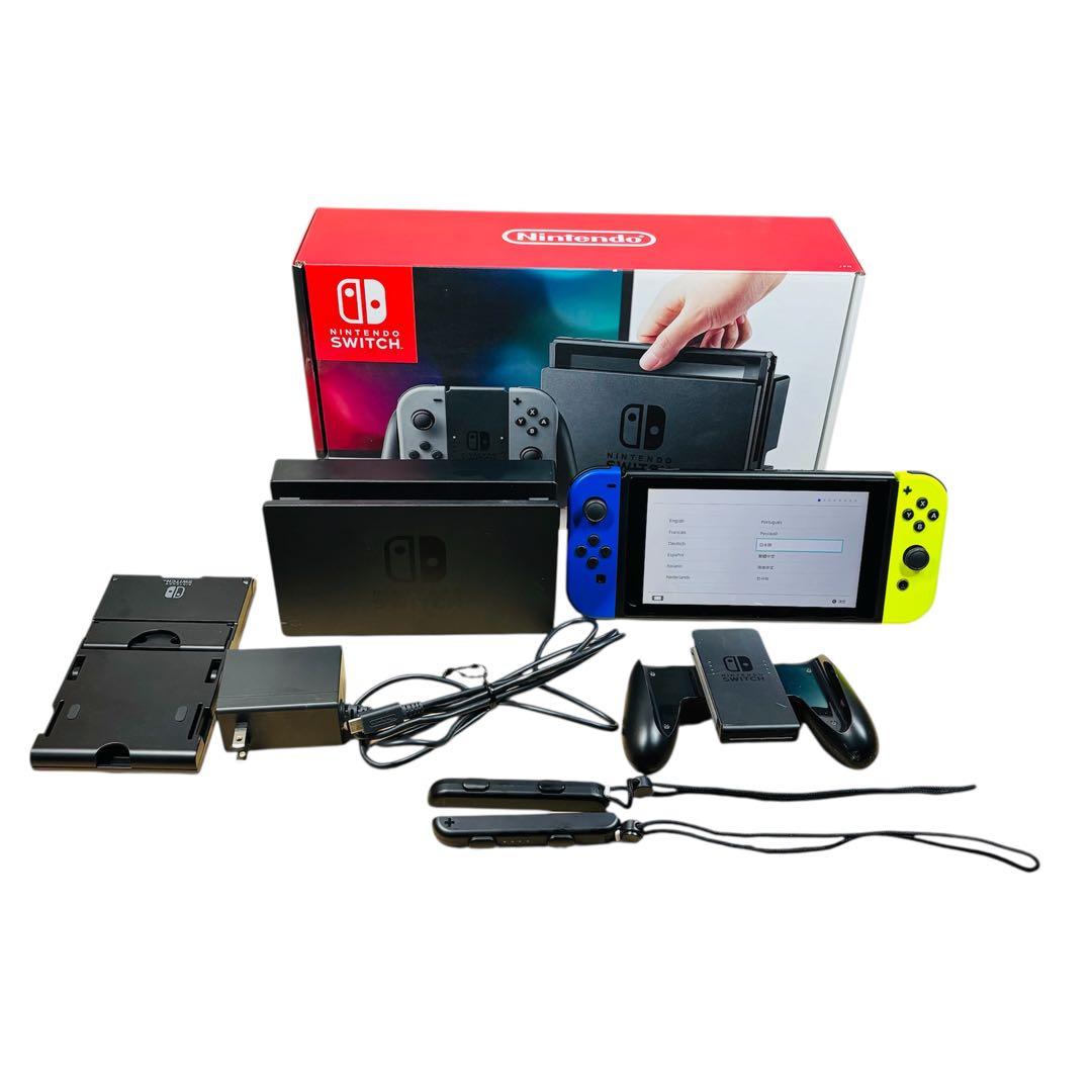 ニンテンドースイッチ おまけ付(64GB SDカード&スタンド)2017年製