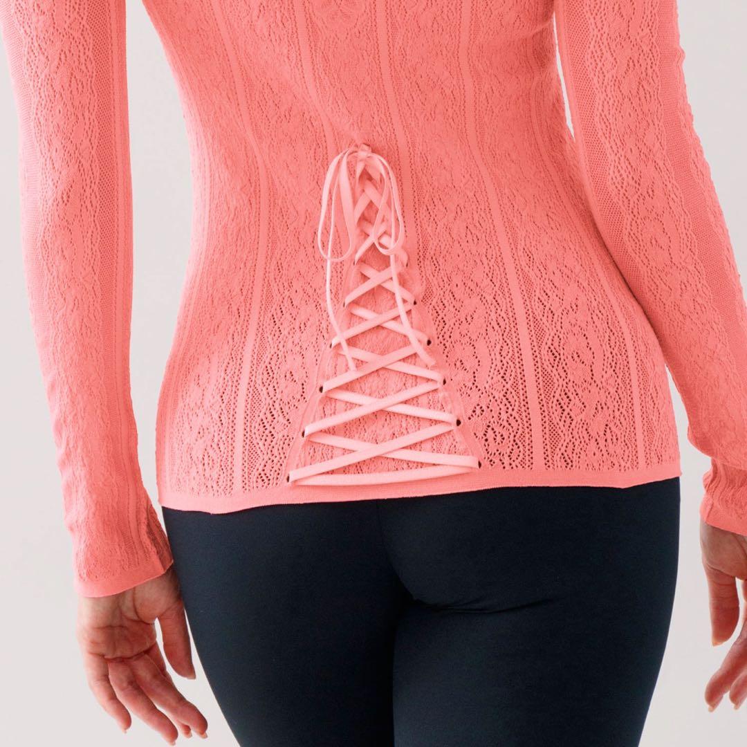 チャコット　ノーソーイングニット　ピンク　長袖　新品　タートルネック フラメンコ