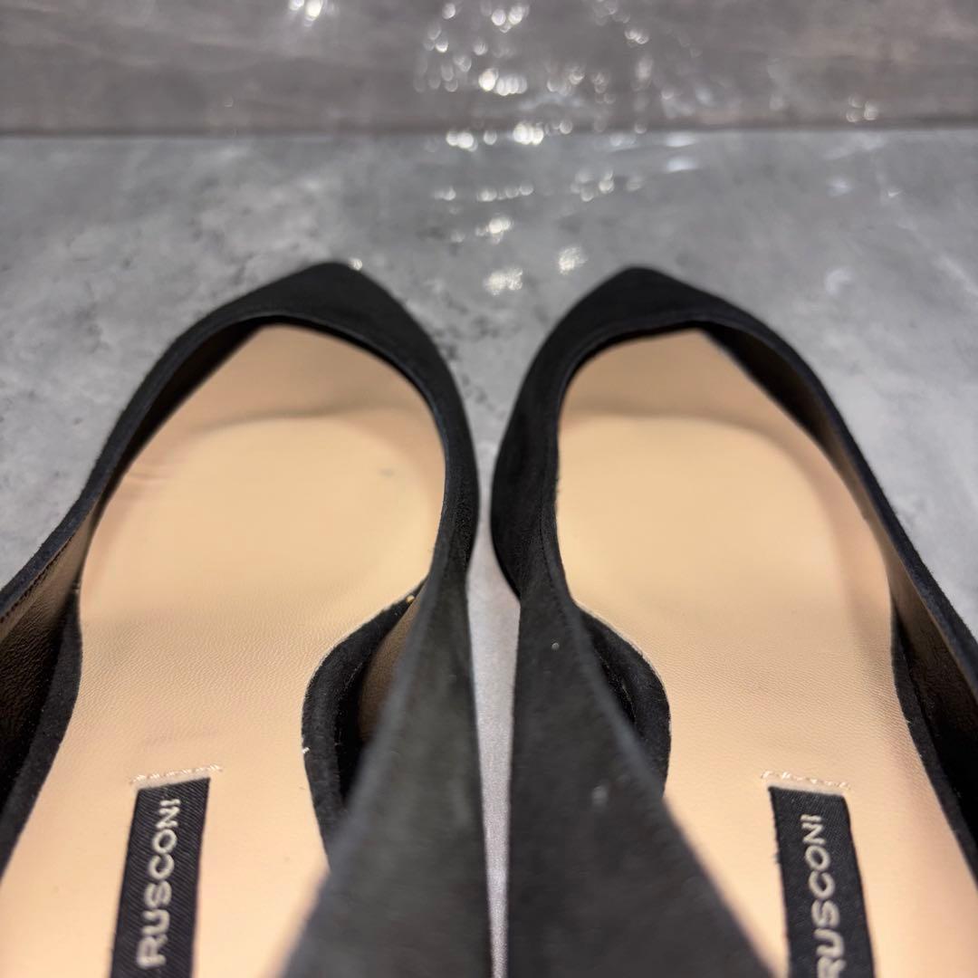 【新品】FABIO RUSCONI パンプス 23cm スエード ポインテッド