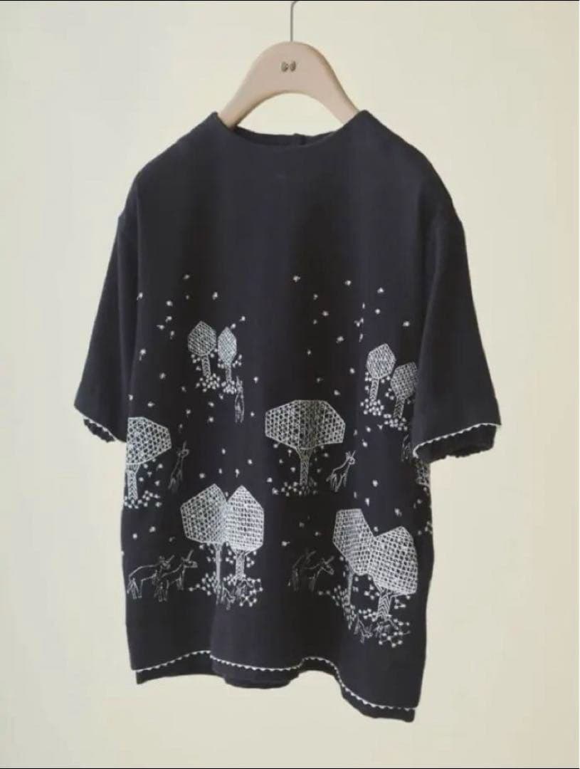 【 美品 】ミナペルホネン mori no hoshi ワンピース 90