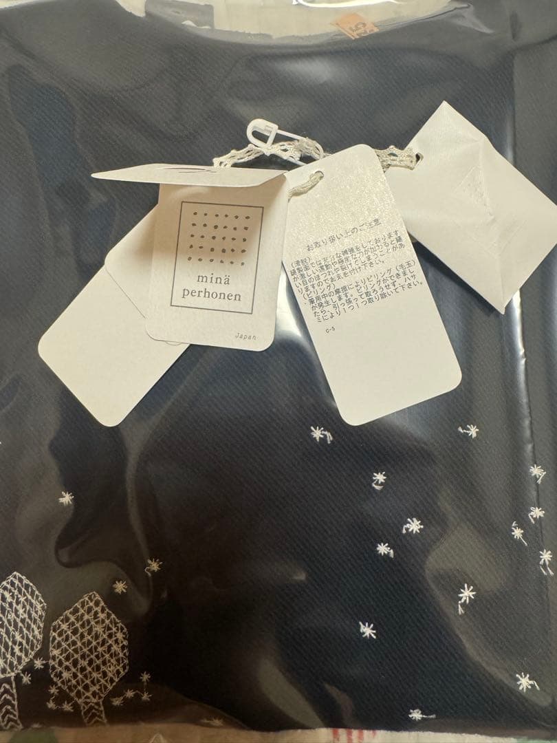 【 美品 】ミナペルホネン mori no hoshi ワンピース 90