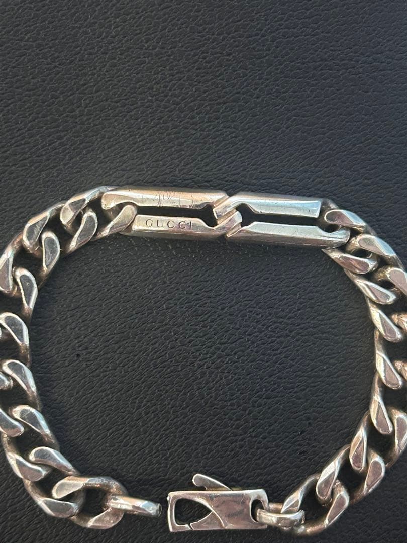 taco5310 GUCCI シルバーチェーンブレスレット