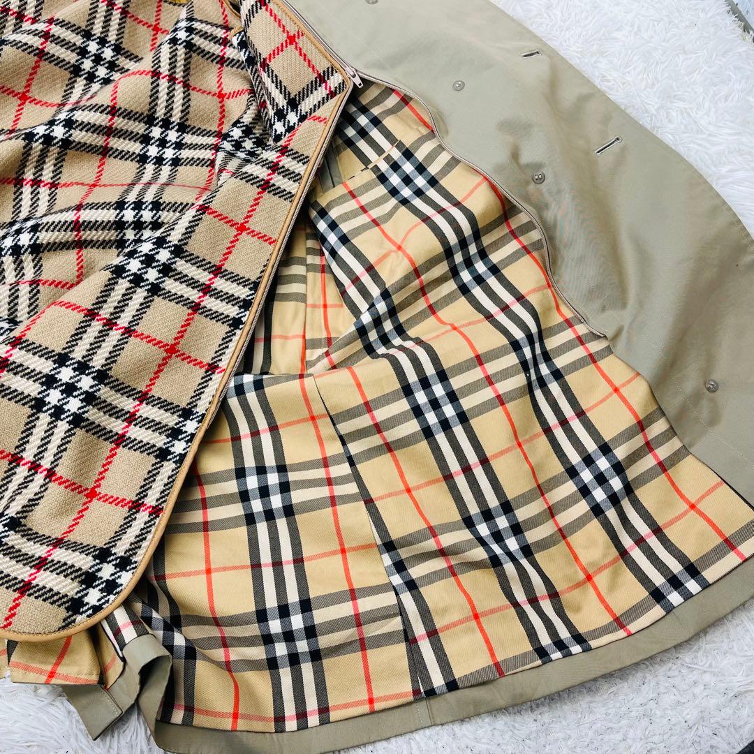 極上美品✨Burberry's トレンチコート XL相当 ロング丈 ライナー付