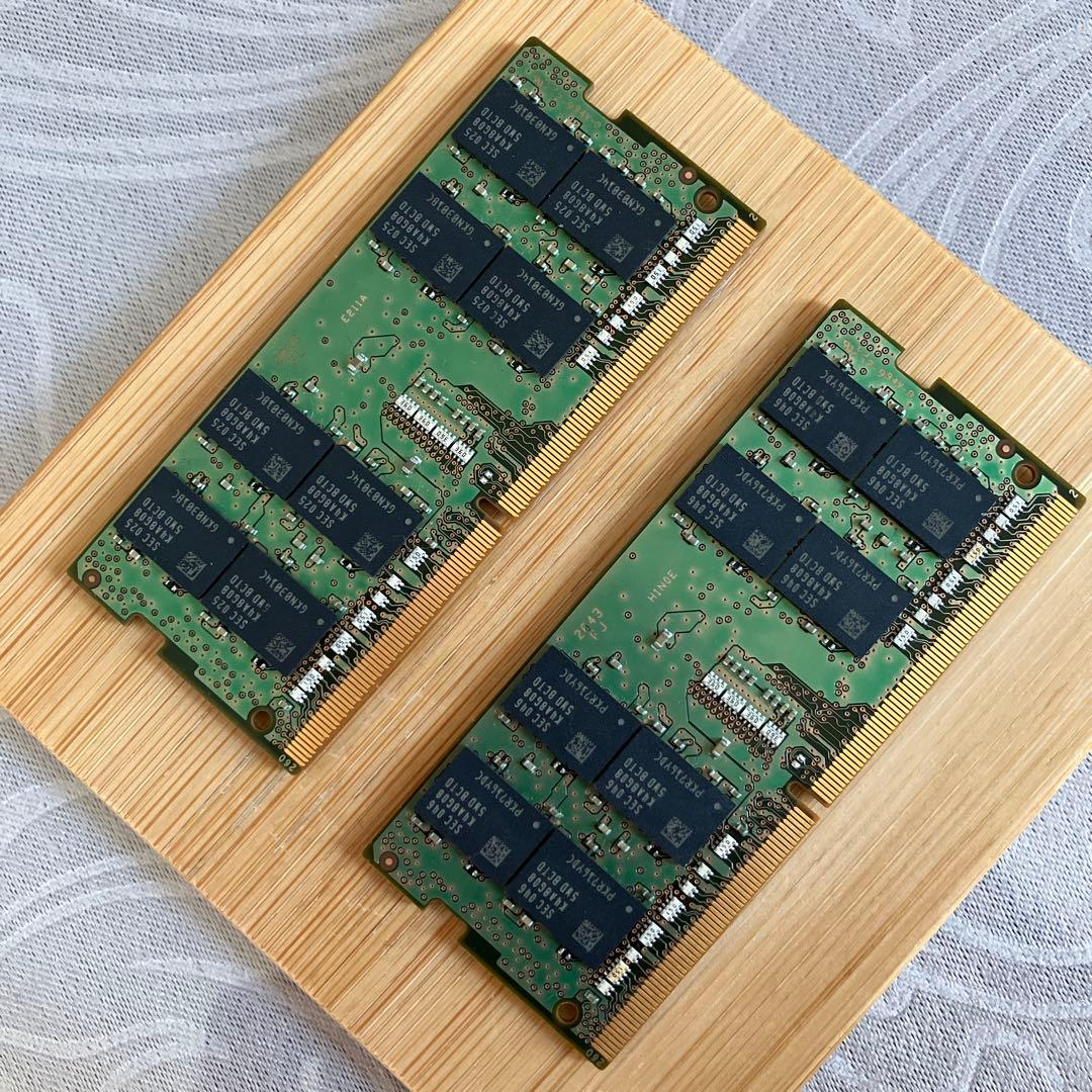 Samsung 16GB DDR4 2666V メモリー 2枚セット 計32GB