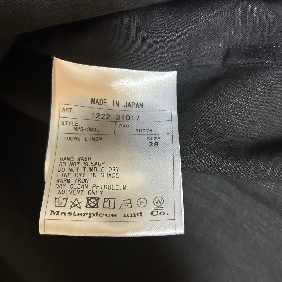 SCYE リネン タックブラウス ブラック38