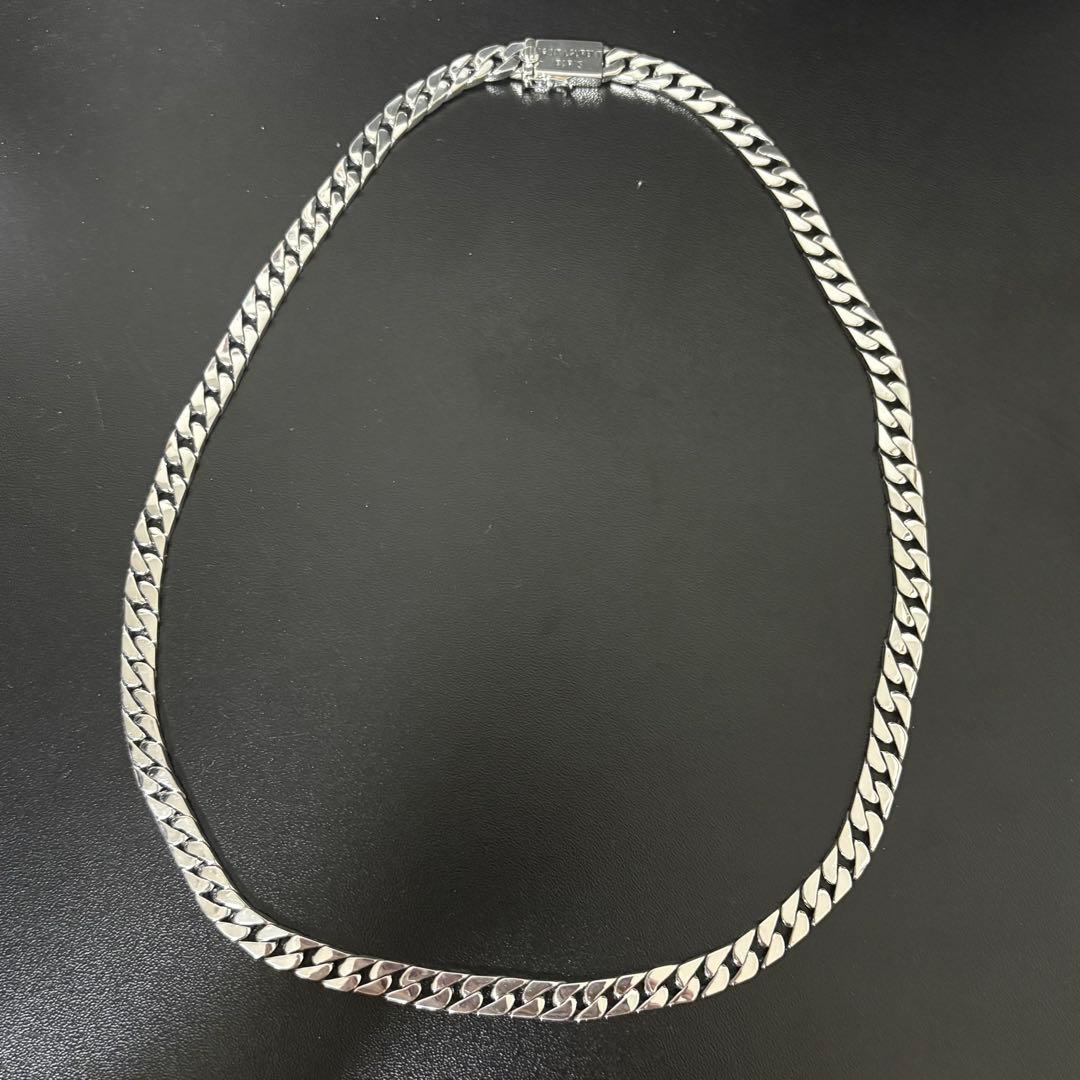 【S925刻印】US輸入　シルバーチェーンネックレス　ヴィンテージ　メキシカン