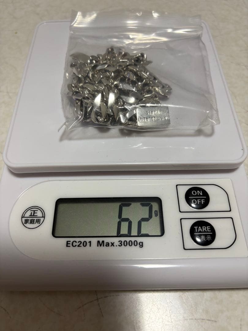 【S925刻印】US輸入　シルバーチェーンネックレス　ヴィンテージ　メキシカン