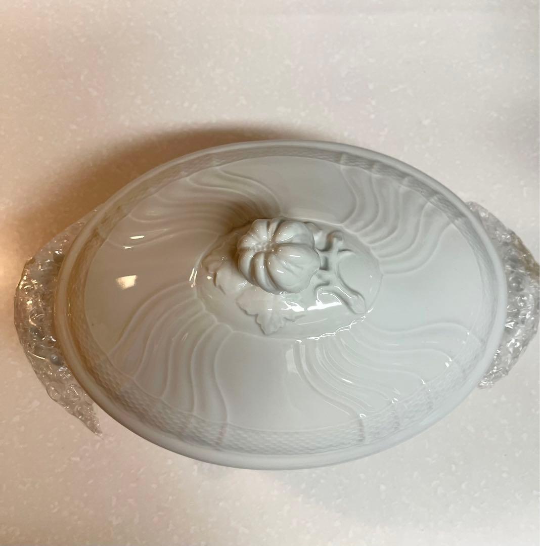 【新品・未使用品】リチャードジノリ・ベッキオホワイト　スープチューリン