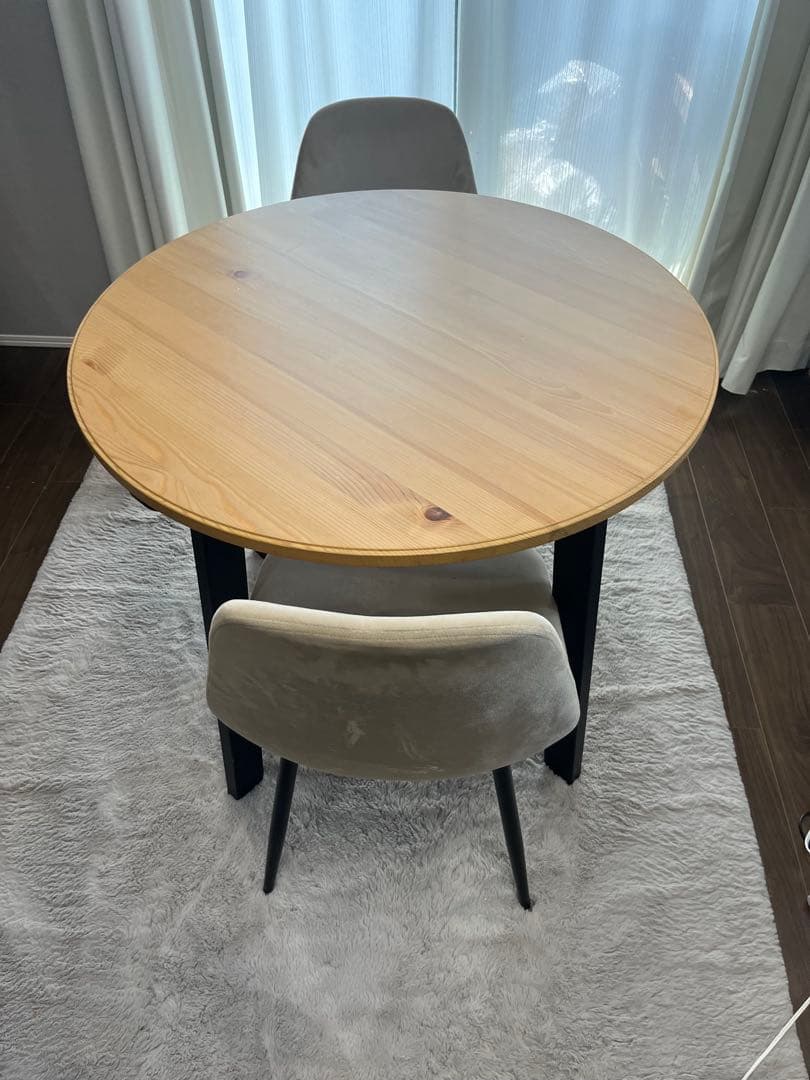大阪発:直接引き取りのみ希望！IKEA 丸テーブル直径85センチ