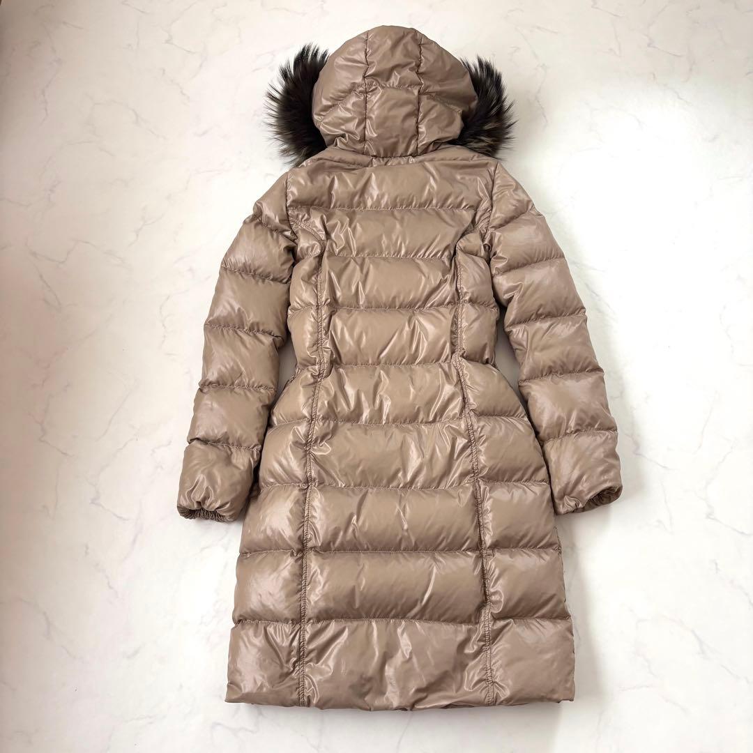 き*海様 デュベティカ ALIA ロングダウン ラクーンファー Aライン 人気モ