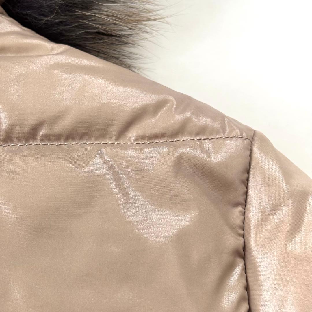 き*海様 デュベティカ ALIA ロングダウン ラクーンファー Aライン 人気モ