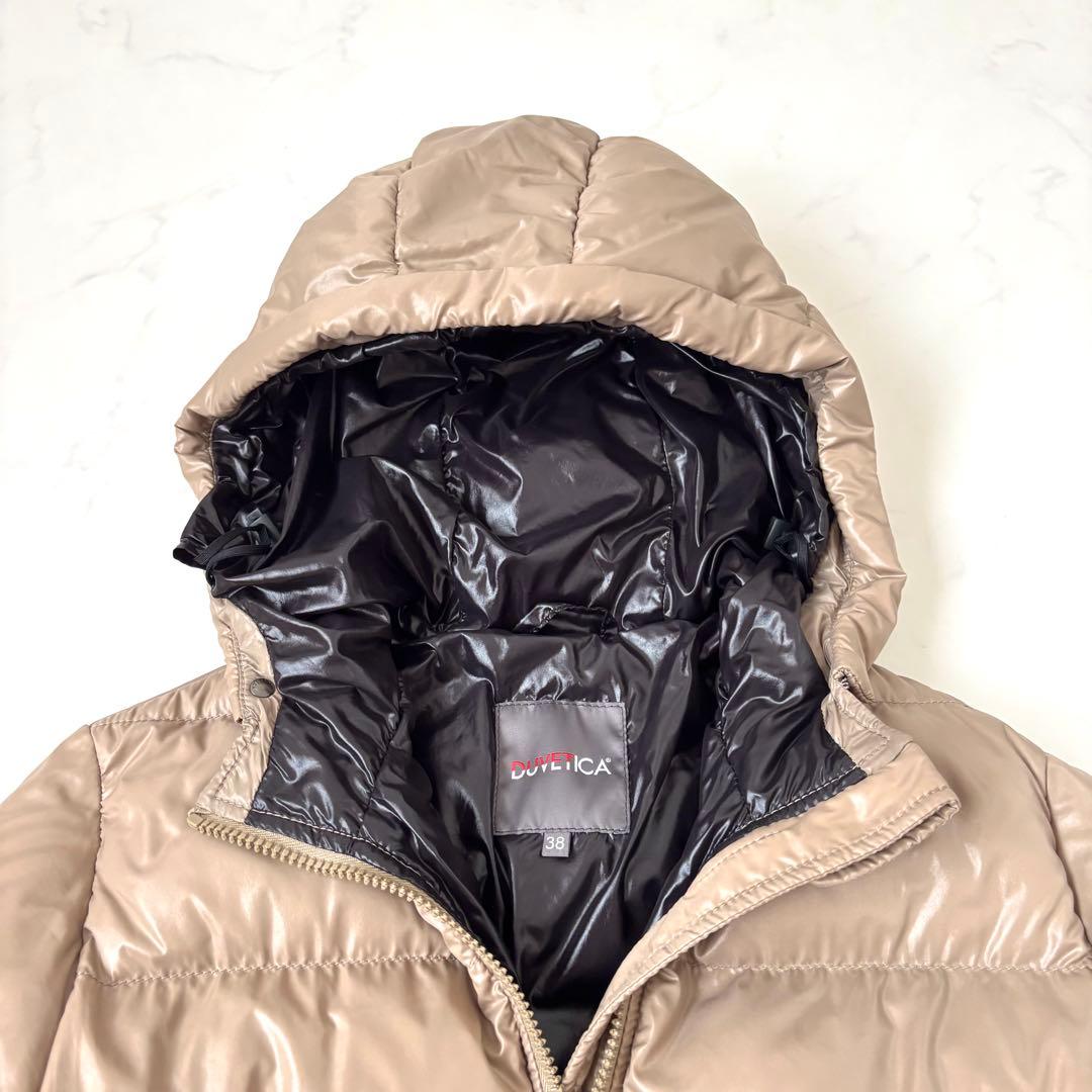 き*海様 デュベティカ ALIA ロングダウン ラクーンファー Aライン 人気モ