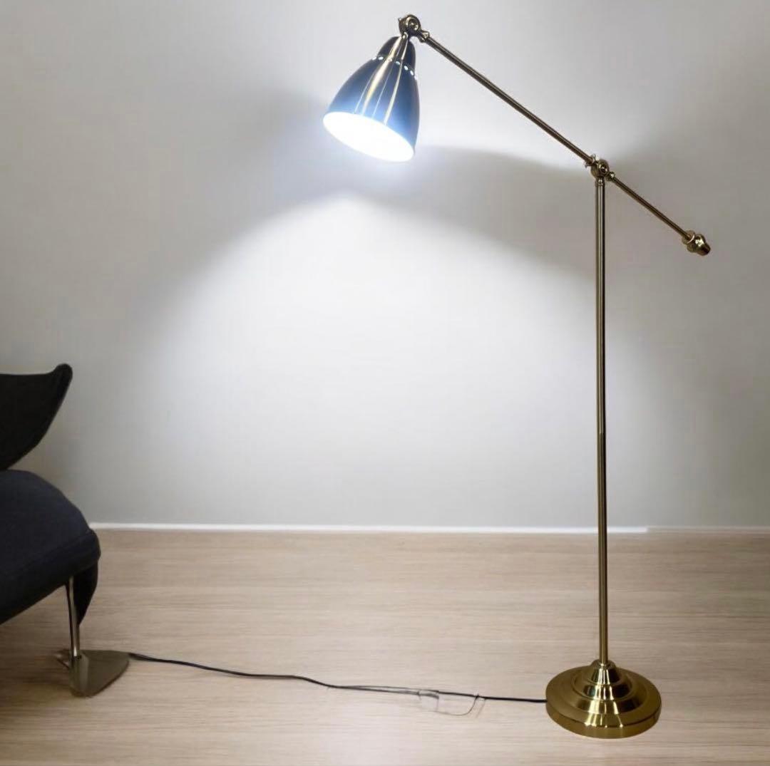 『廃盤商品』イケアBAROMETER フロアライト　スタンドライト　ゴールド