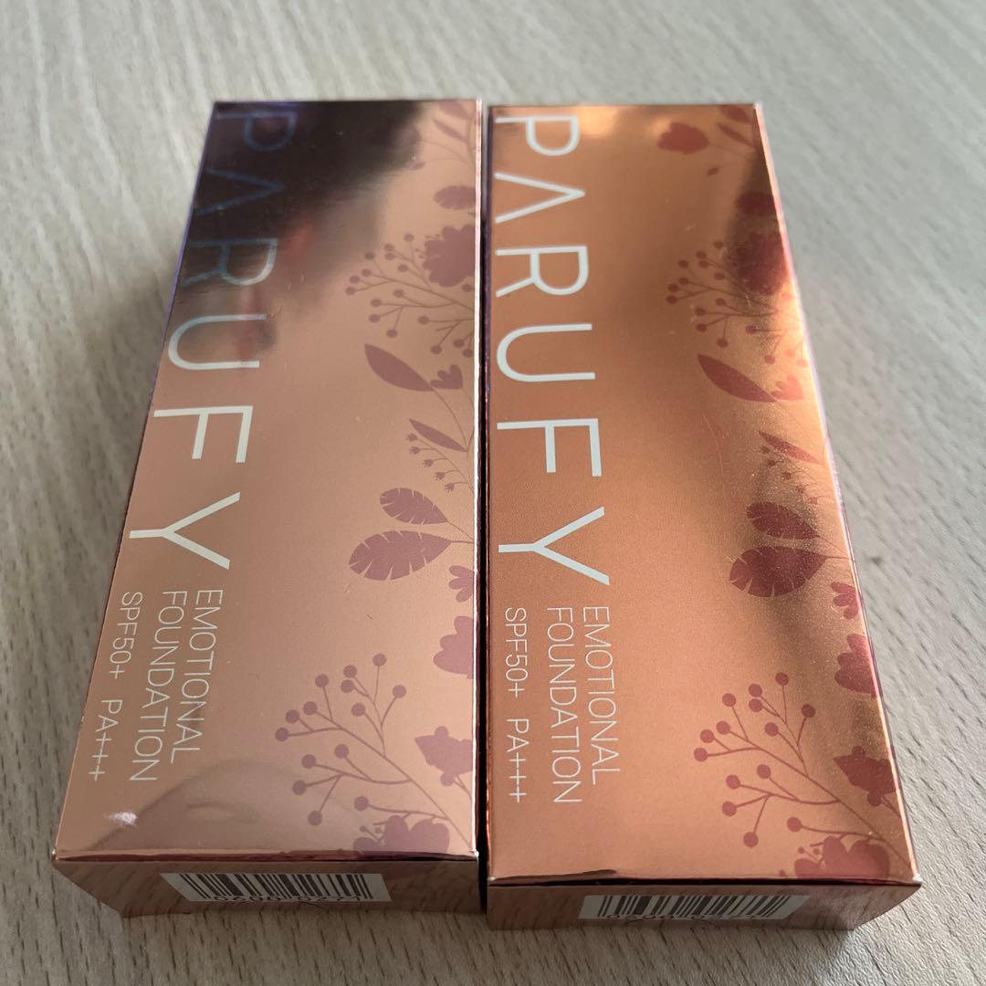 パルフィー<保湿下地&ファンデーション>SPF50+ PA+++ 2本セット