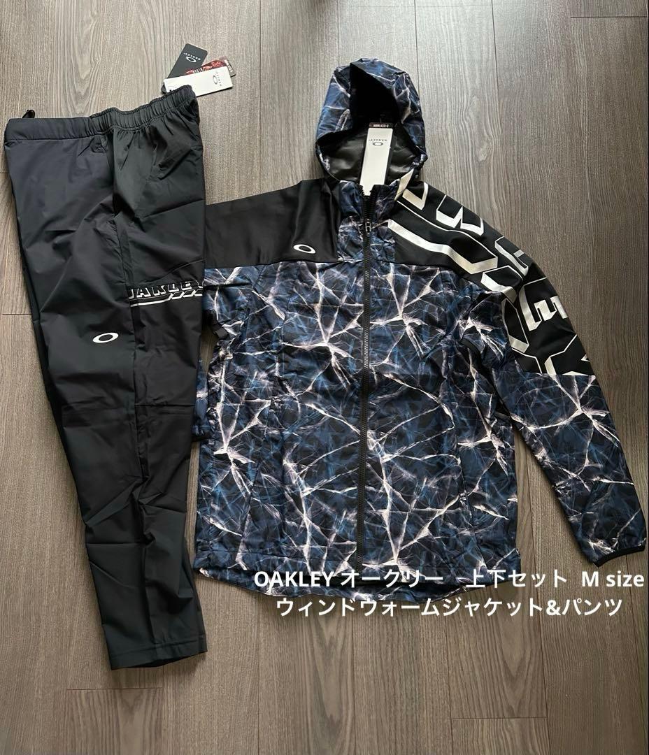 新品 OAKLEY オークリー上下セット ウィンドウォームジャケット&パンツ M