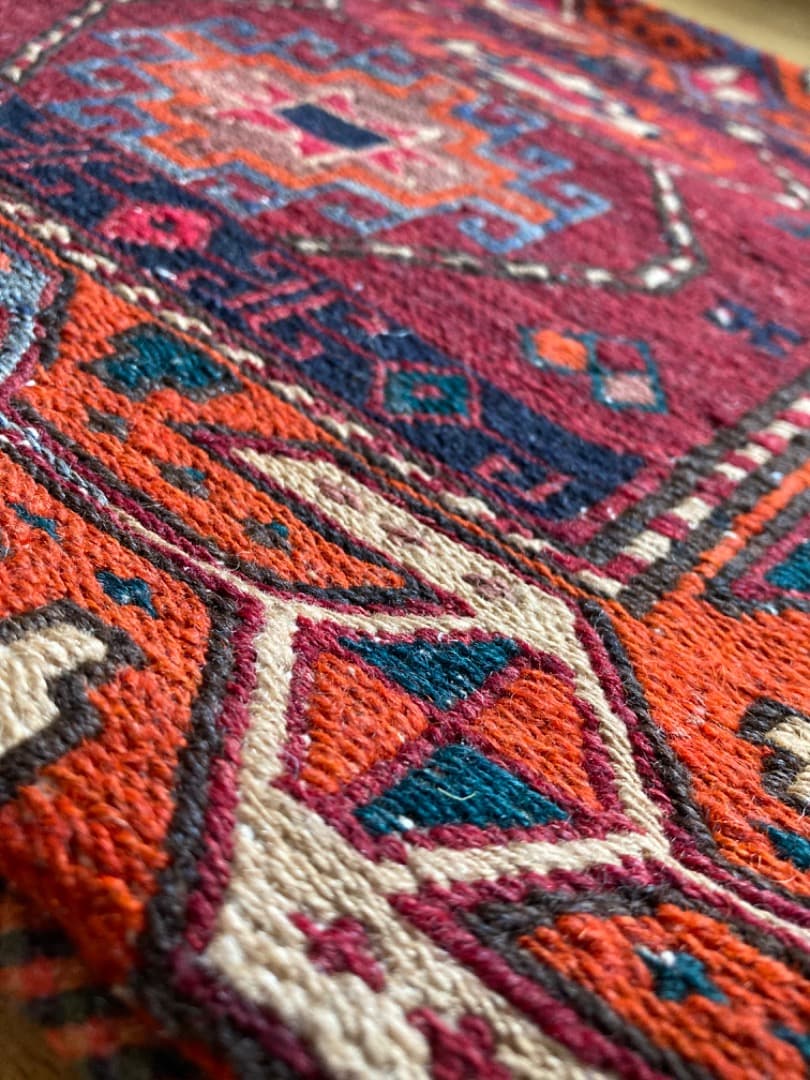 オールドキリムクッションカバー 50cm×50cm No. 394