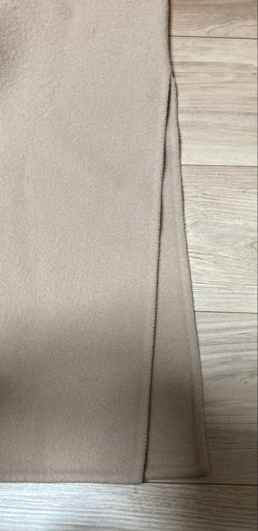 美品　スピックアンドスパン ヴェロアフォールドラペル　ガウン　コート　38