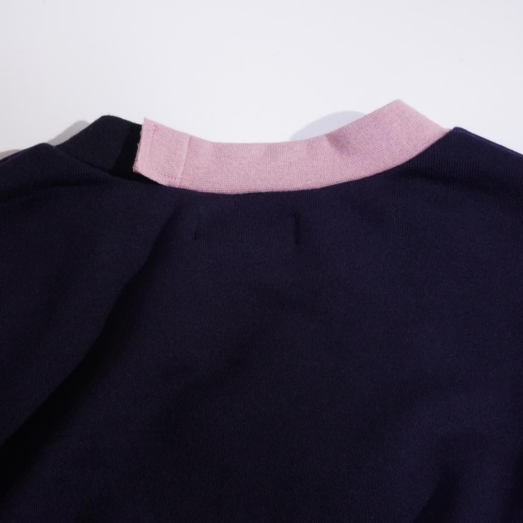 トップス / スウェット / リメイク / ネイビー / ラベンダー