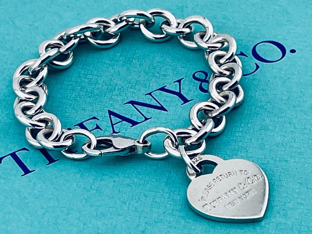 c939 ティファニー　リターントゥ　ハート　プレート　ブレスレット　925