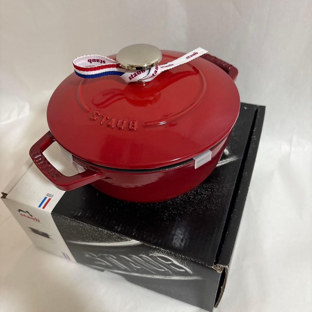 新品未使用　ストウブ WA-NABE(ワナベ)S チェリー16㎝