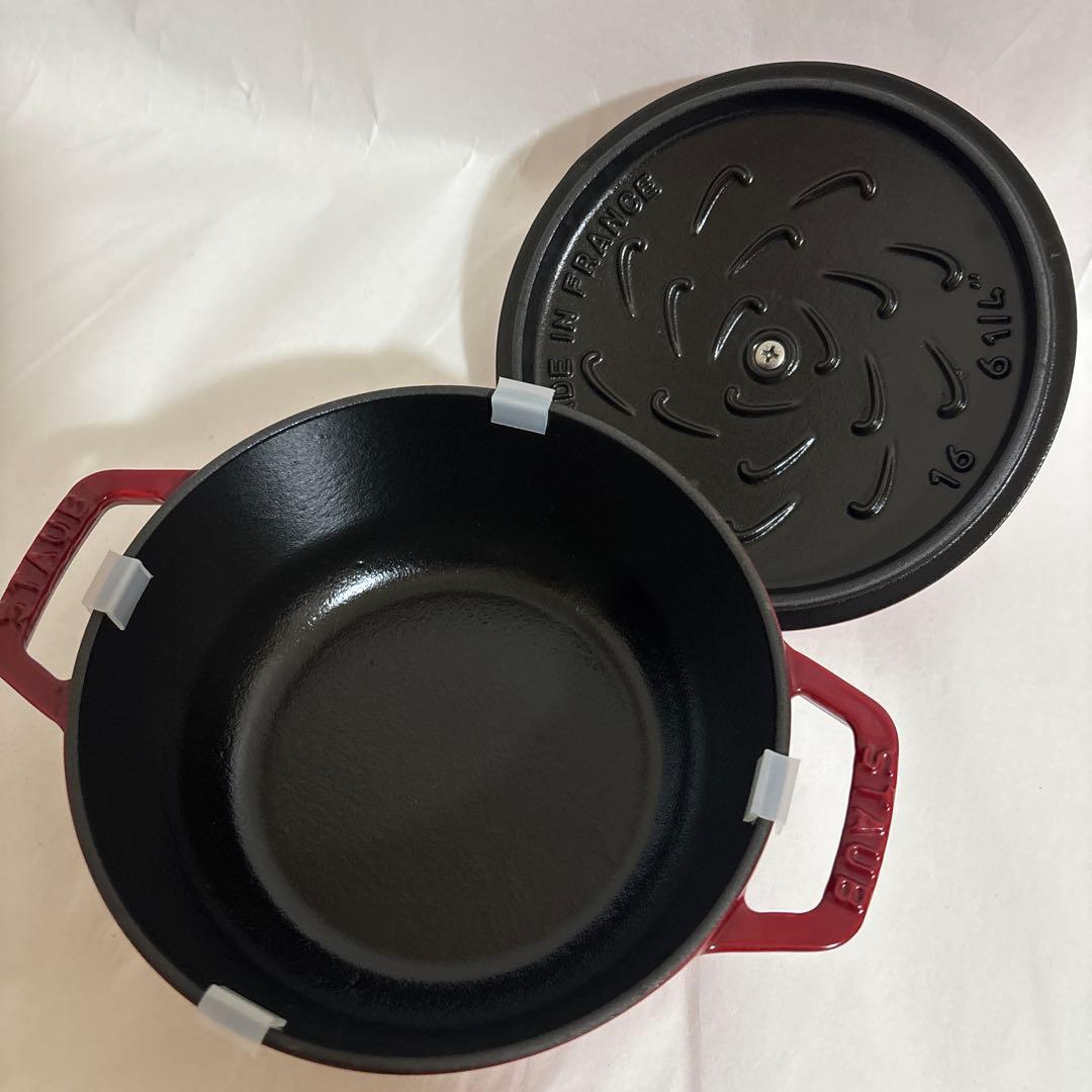 新品未使用　ストウブ WA-NABE(ワナベ)S チェリー16㎝