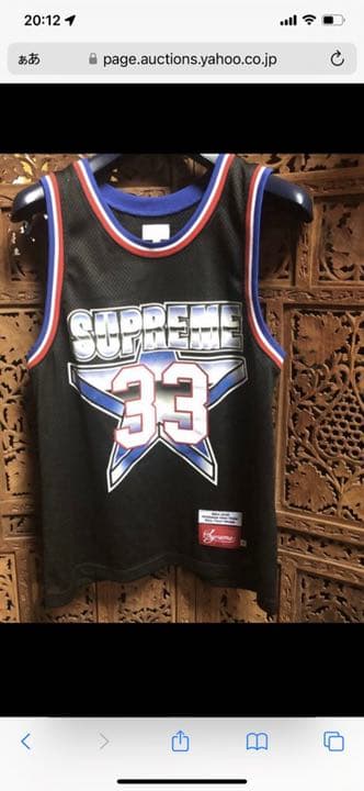 ビ*レ様 supreme タンクトップ(バスケ) M 数回着用