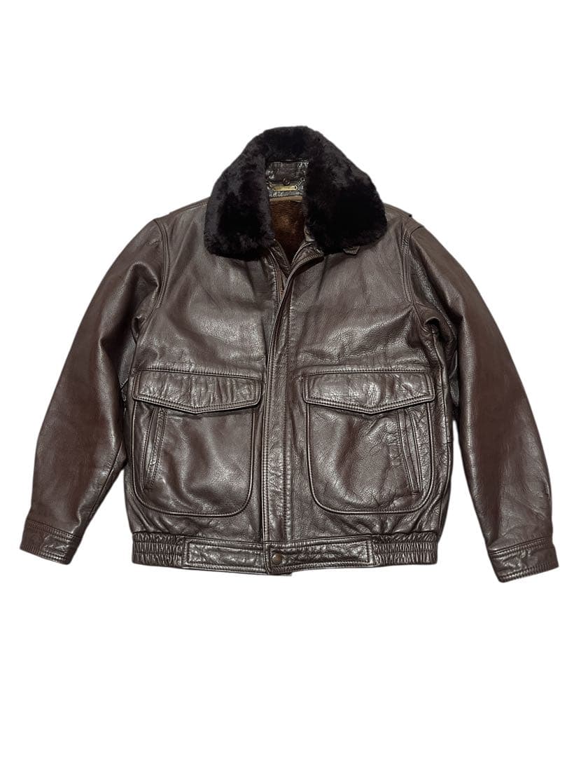 ART GLENHILL レザー A-2 フライトジャケット　短丈　Y2K 本革