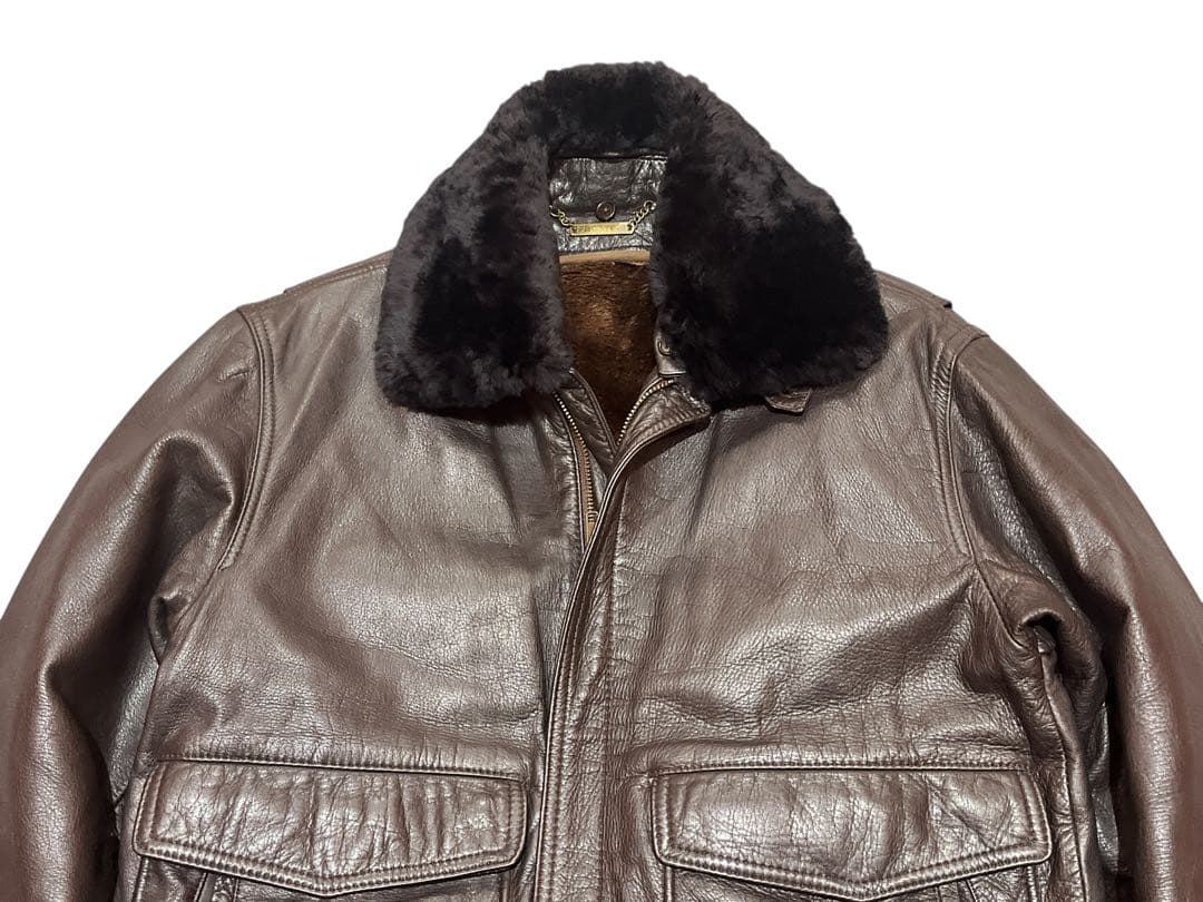 ART GLENHILL レザー A-2 フライトジャケット　短丈　Y2K 本革