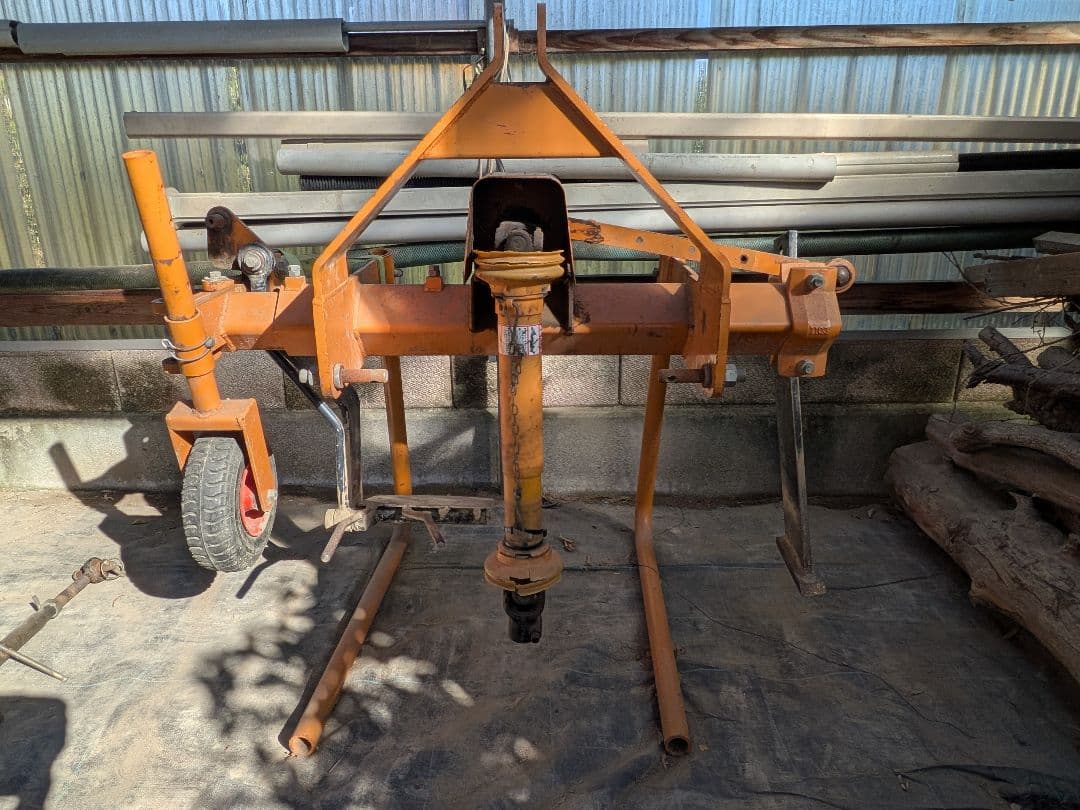 【静岡】カワベ　ネギ堀取り機　PTO式　トラクターアタッチメント　中古　引取限定