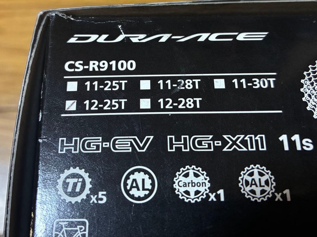 Dura-Ace CS-R9100 スプロケ デュラエース 11-25T