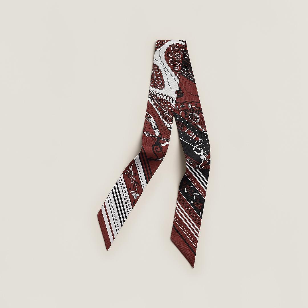 未使用 HERMES エルメス Twilly ツイリー バンダナ スカーフ